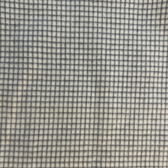 *NWOT* Theory Ivory Checked Wool Mini-Skirt - Picture 6 of 6